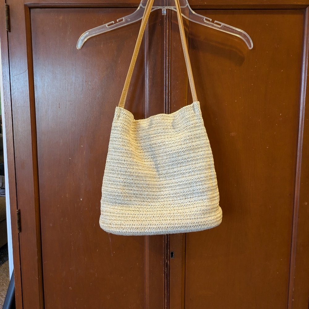 Woven Tote Purse. Boho Bohemian Cottagecore Scandi Girl Scandinavian Natural